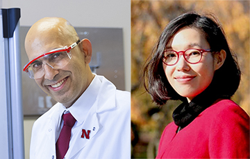 Siamak Nejati and Yanan "Laura" Wang received SEED Grant funding for their research in support of Nebraska's Emergent Quantum Materials and Technologies (EQUATE) via NSF EPSCoR OIA-2044049 